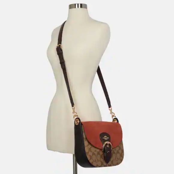 Authentic Coach Kleo Shoulder/Crossbody Bag 23 - Picture 5 of 7